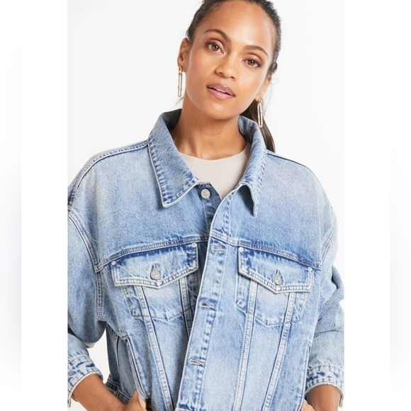 Hudson NWT Brea Swing Trucker Jacket - Picture 12 of 17